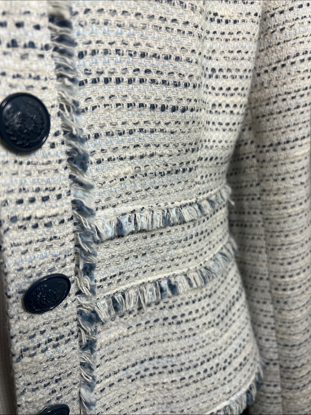 White House Black Market Tweed Blazer - Picture 2 of 4